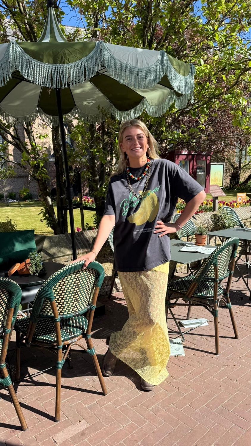 Lace Skirt mellow yellow