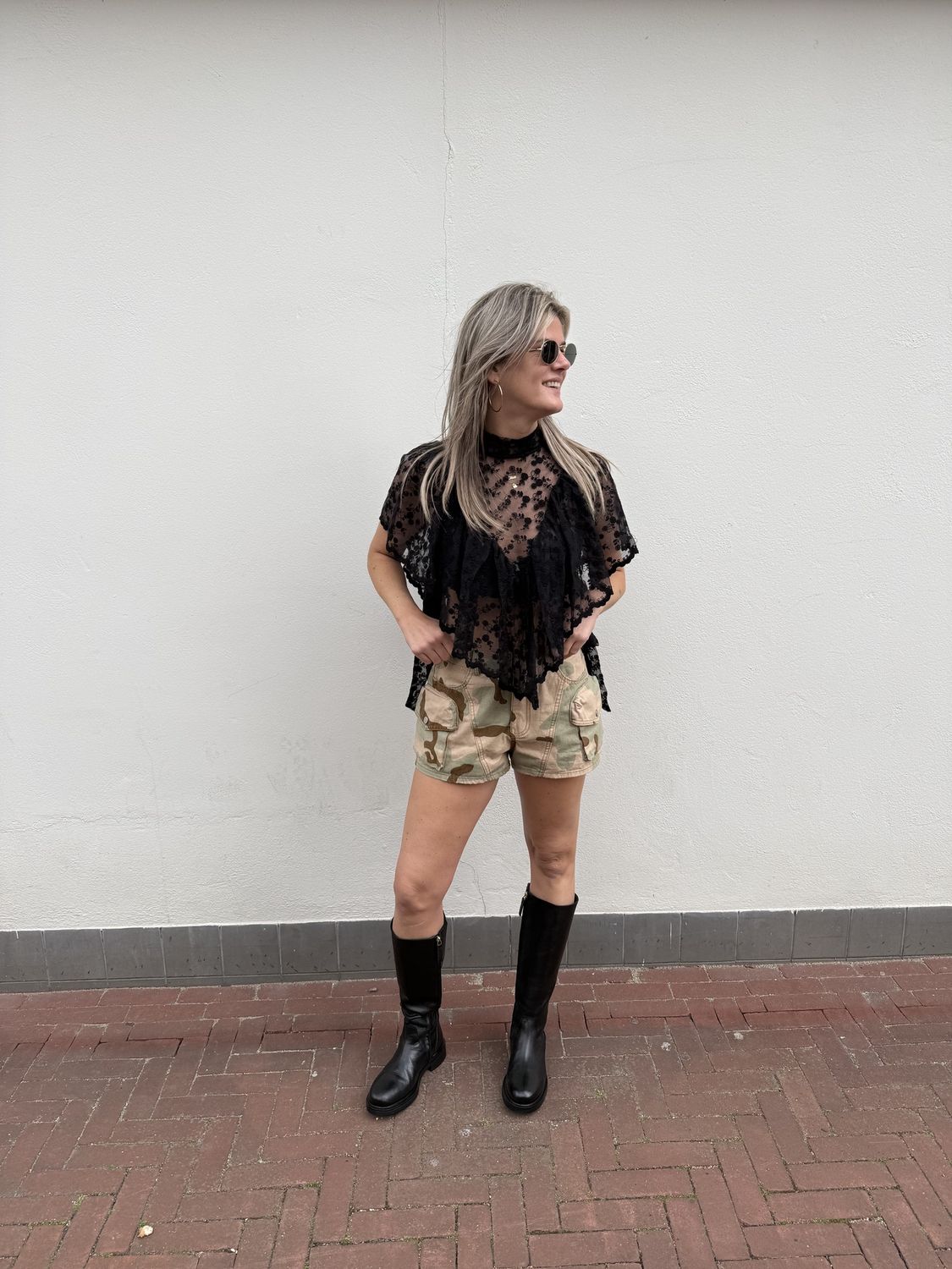 Lucia top black