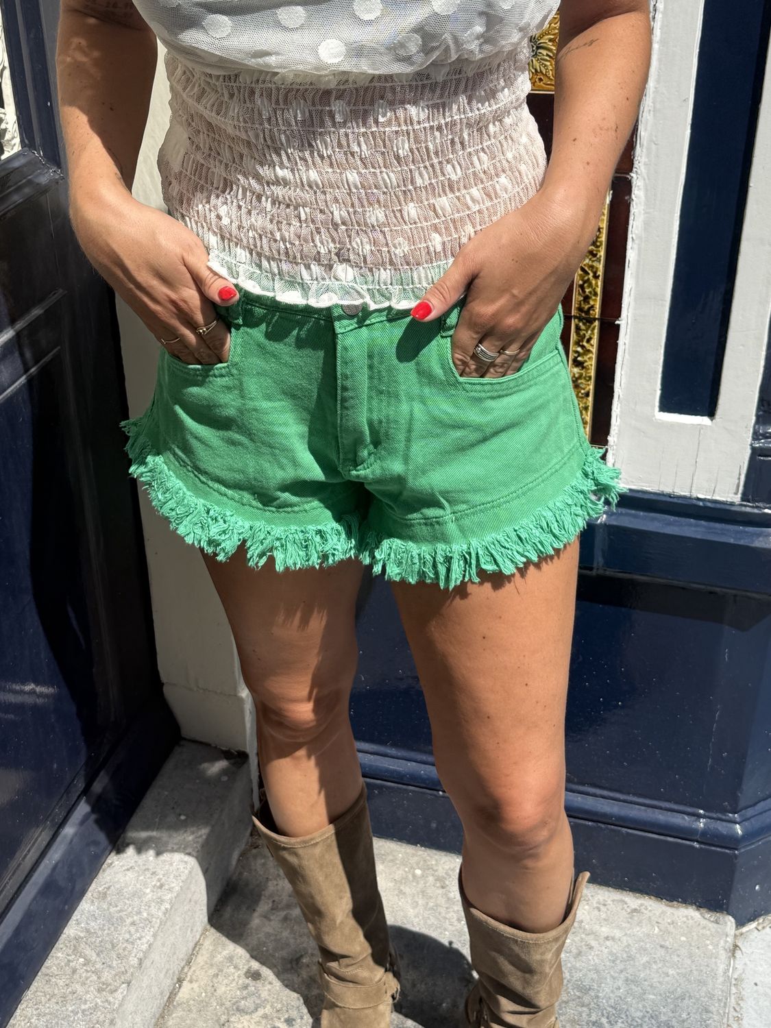 Noelle short - green