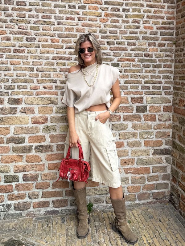 Stassy top - taupe