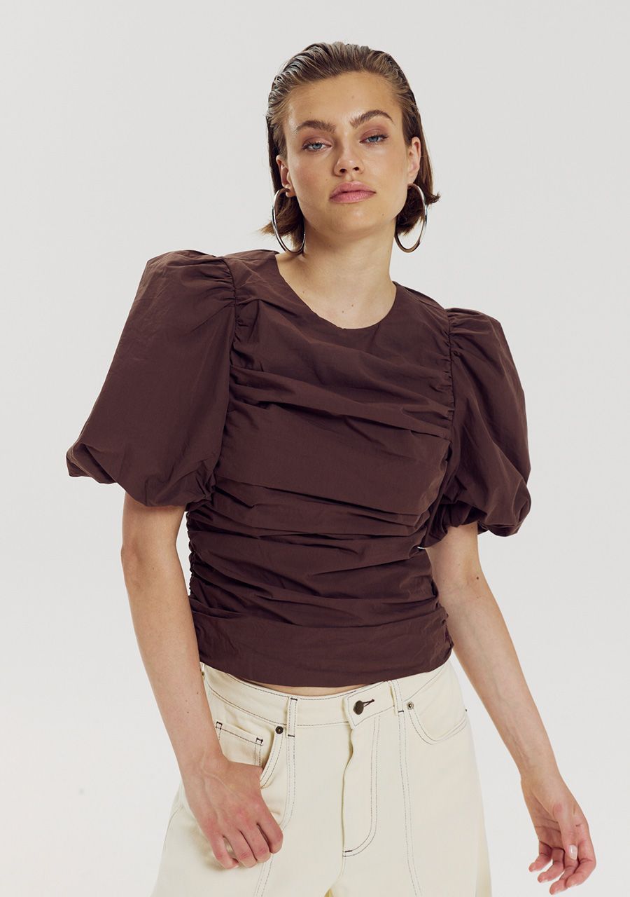 Niko blouse - Hot fudge