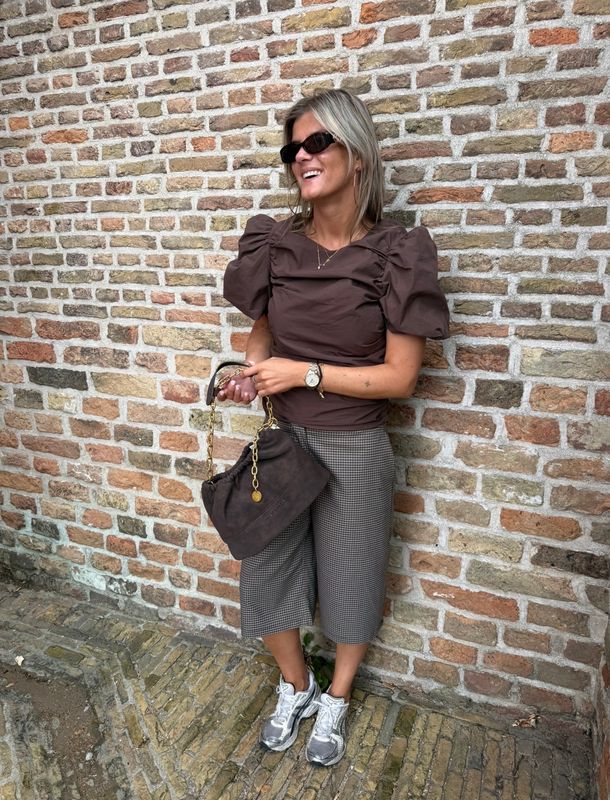 Niko blouse - Hot fudge
