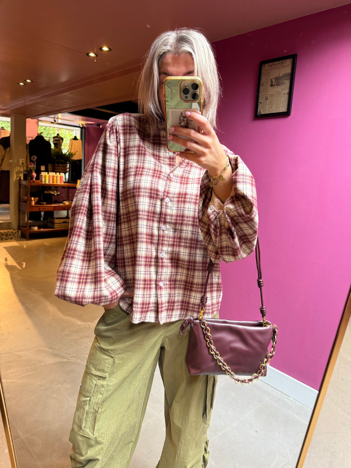 Fay blouse - bordeaux