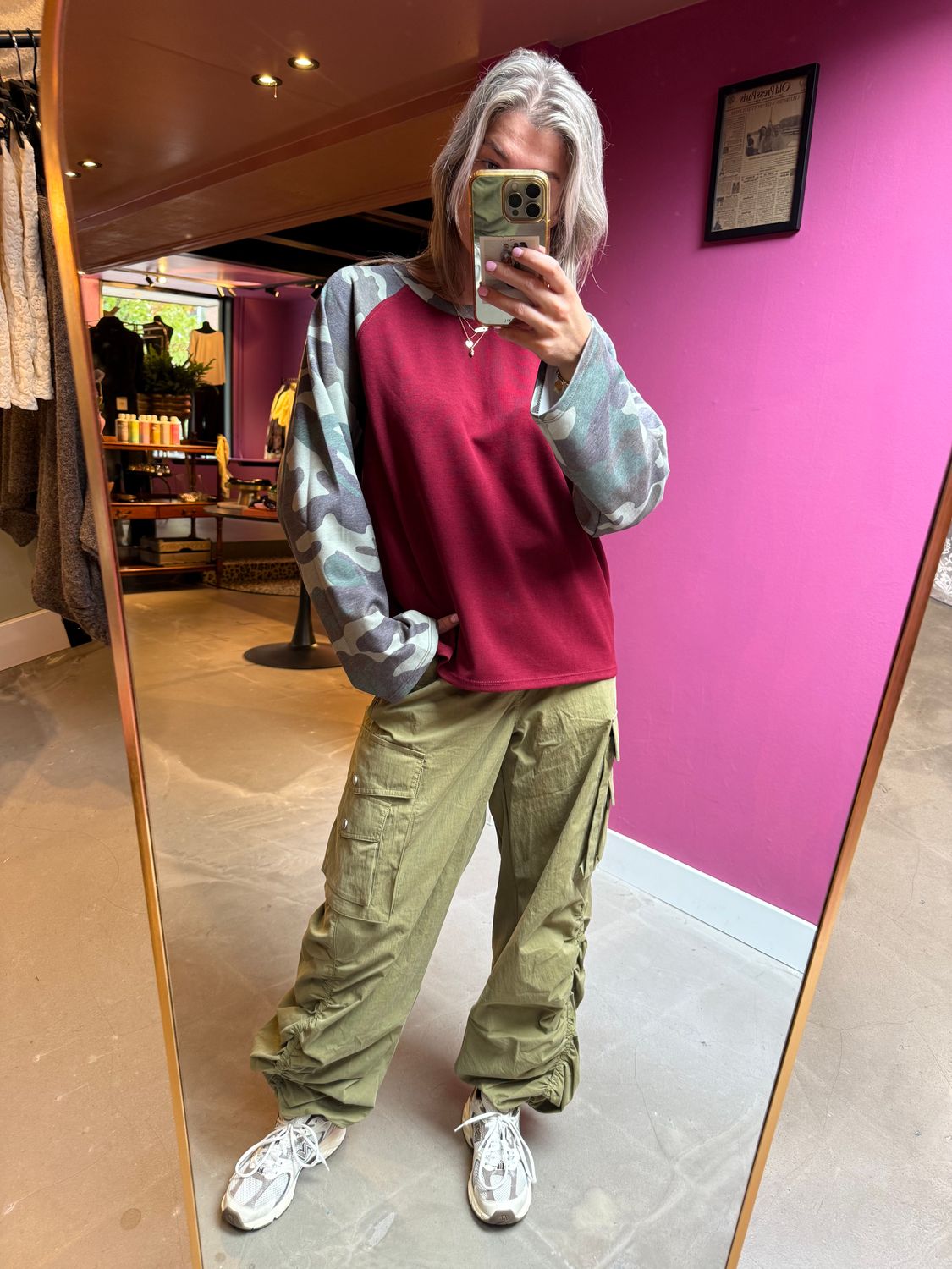 Frieda LS bordeaux