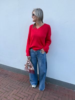 Wide leg jeans