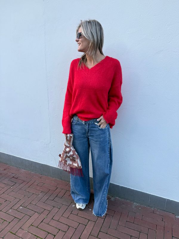 Wide leg jeans