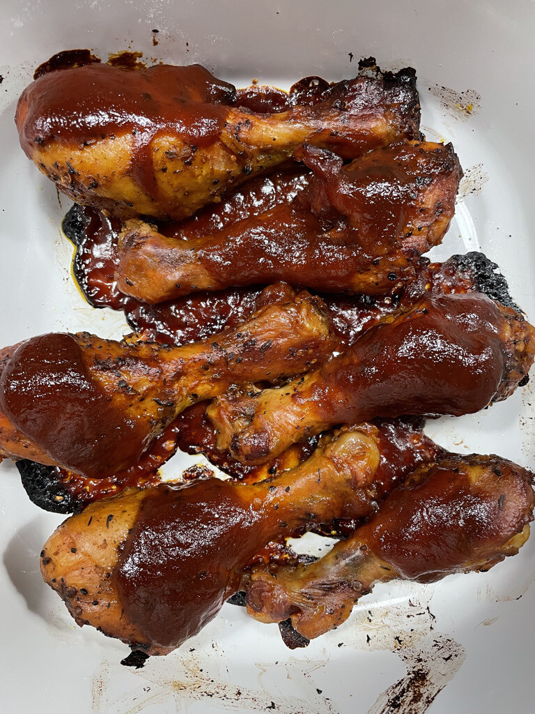 Pilons de poulet BBQ fumés (Surgelé)