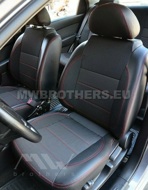 Comfort series with red stitching