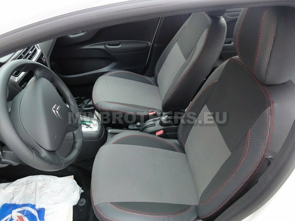 Comfort series with red stitching