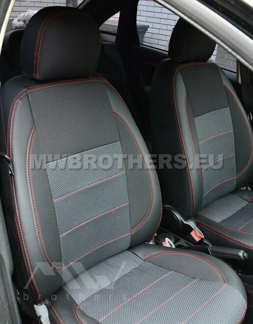 Comfort series with red stitching