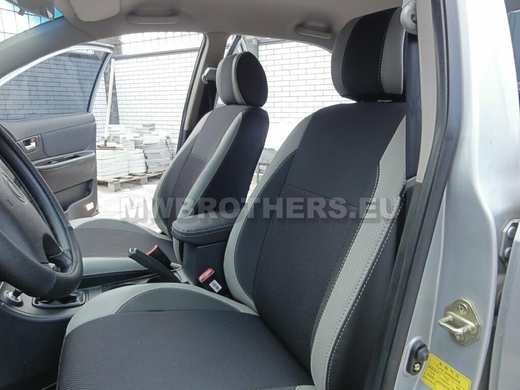 Comfort series with white leather