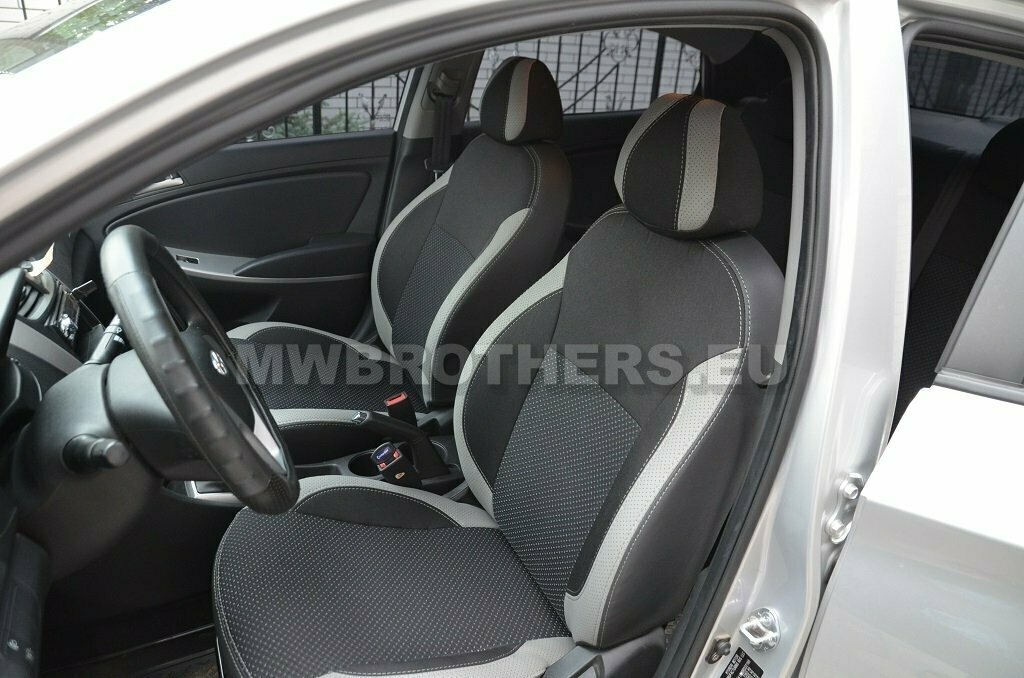 Comfort series with white leather