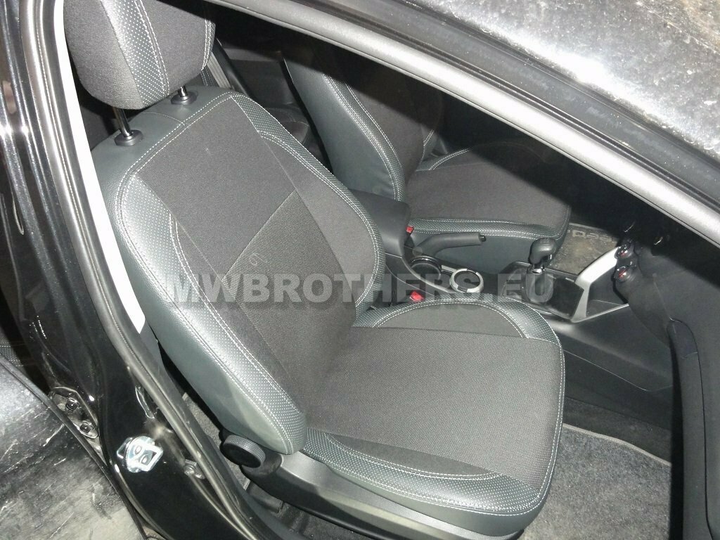 Comfort series with white stitching