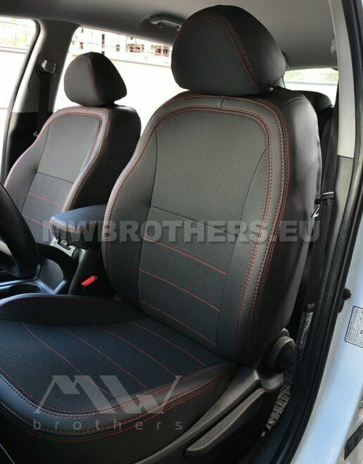 Comfort series with red stitching