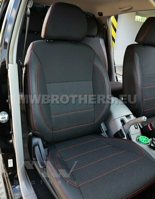 Comfort series with red stitching