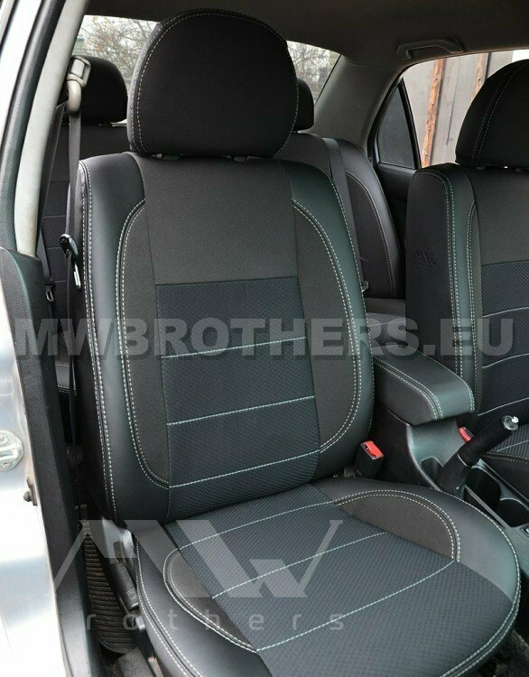 Comfort series with dark textile