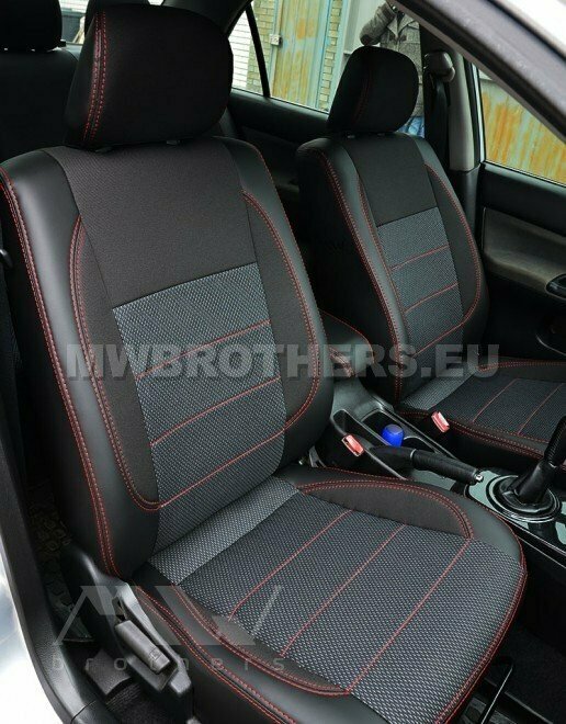 Comfort series with red stitching