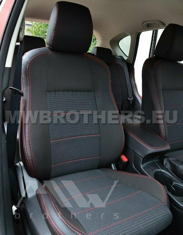 Comfort series with red stitching