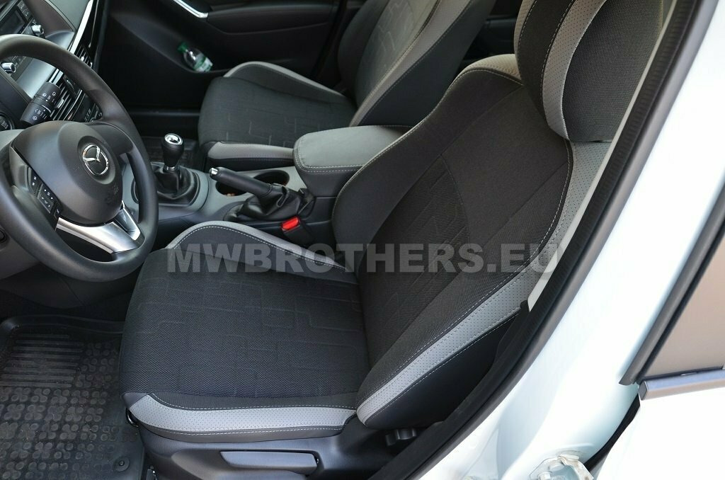 Comfort series with white leather