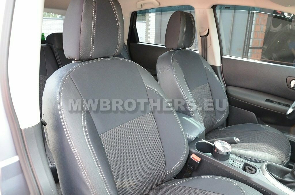 Comfort series with gray leather