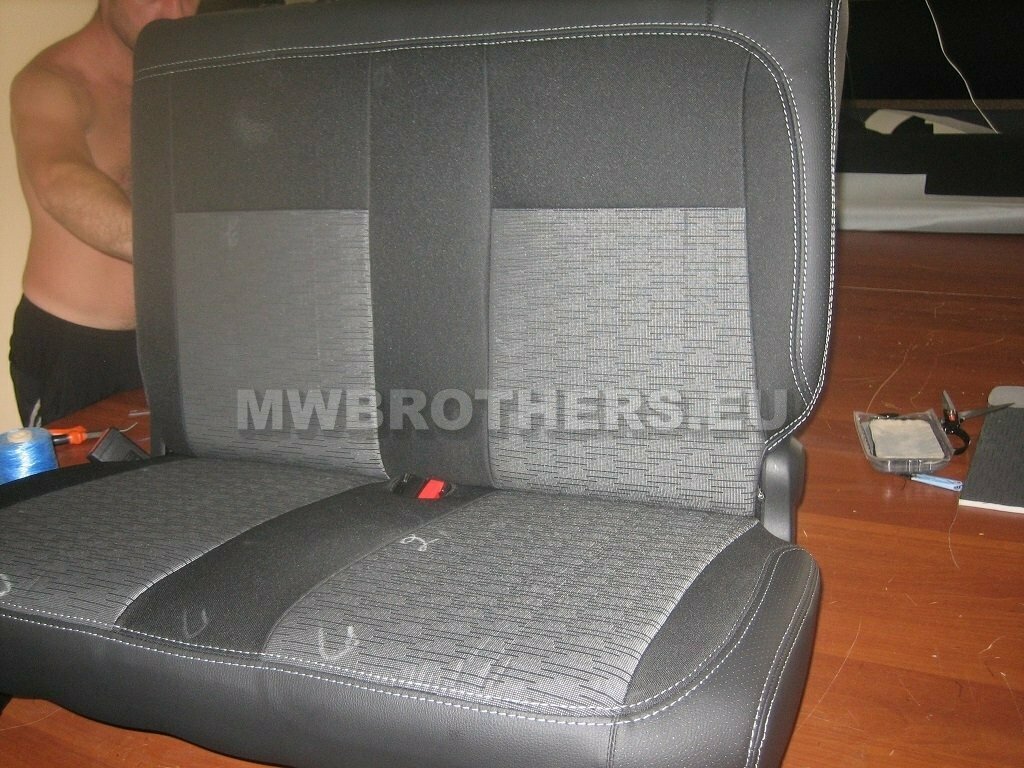 Comfort series with gray textile