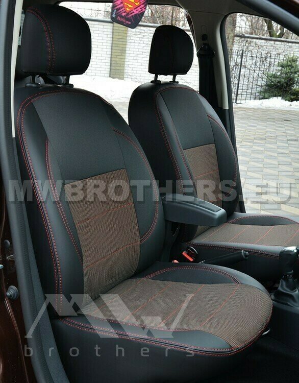 Comfort series with red stitching