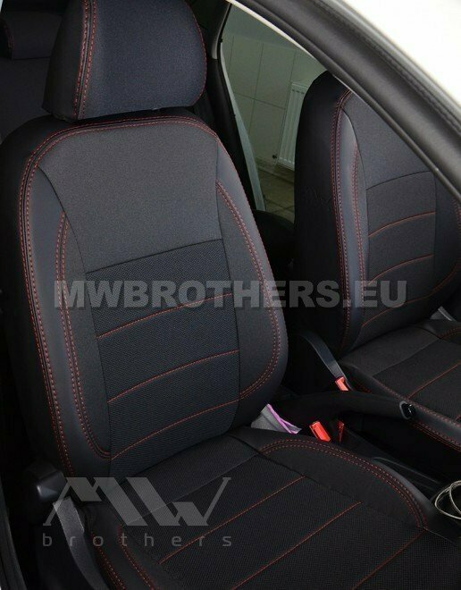 Comfort series with red stitching