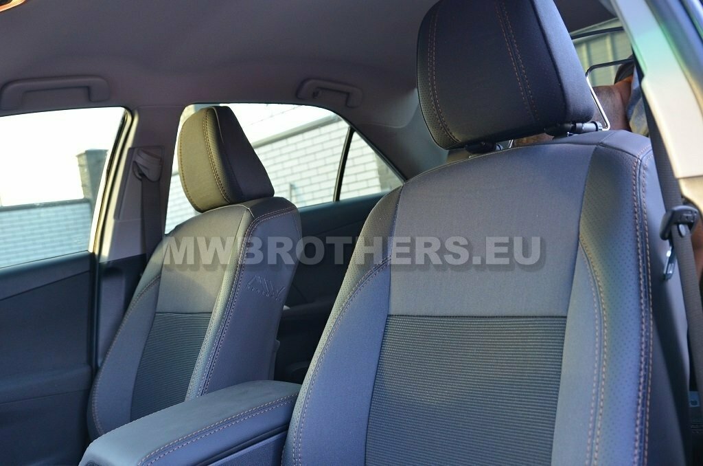 Comfort series with brown stitching