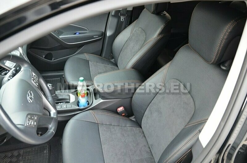 Leather series with brown stitching