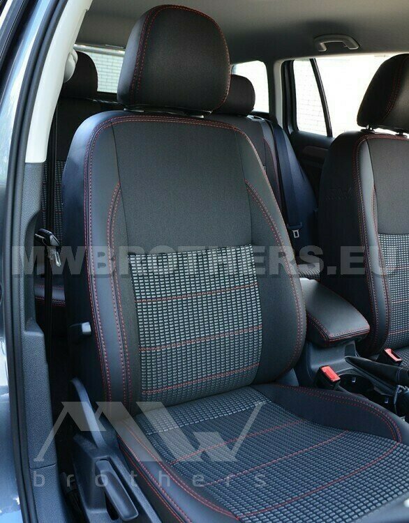 Comfort series with red stitching