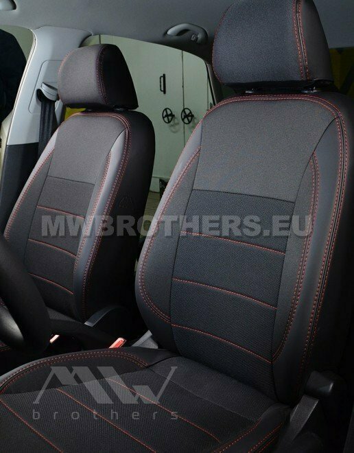 Comfort series with red stitching