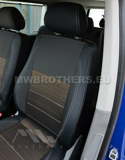 Comfort series with brown textile