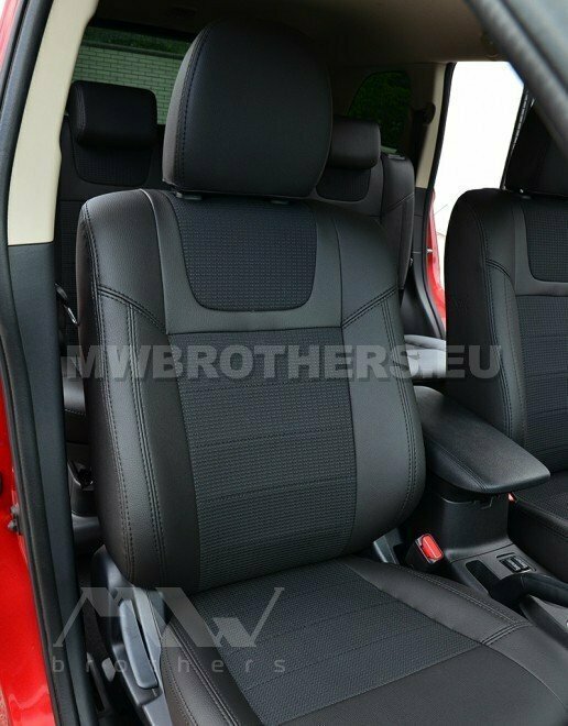 Dynamic series with black stitching