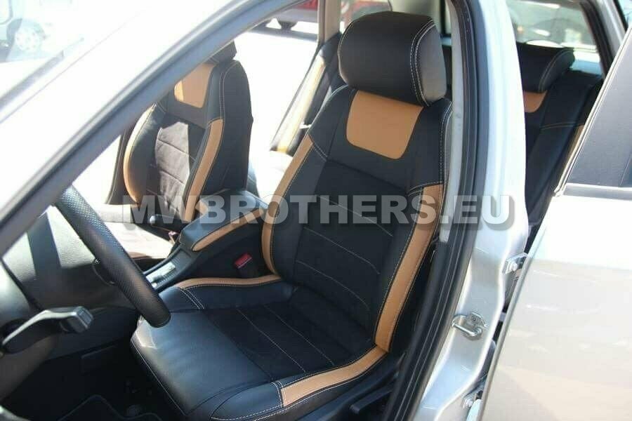 Leather series with orange includes