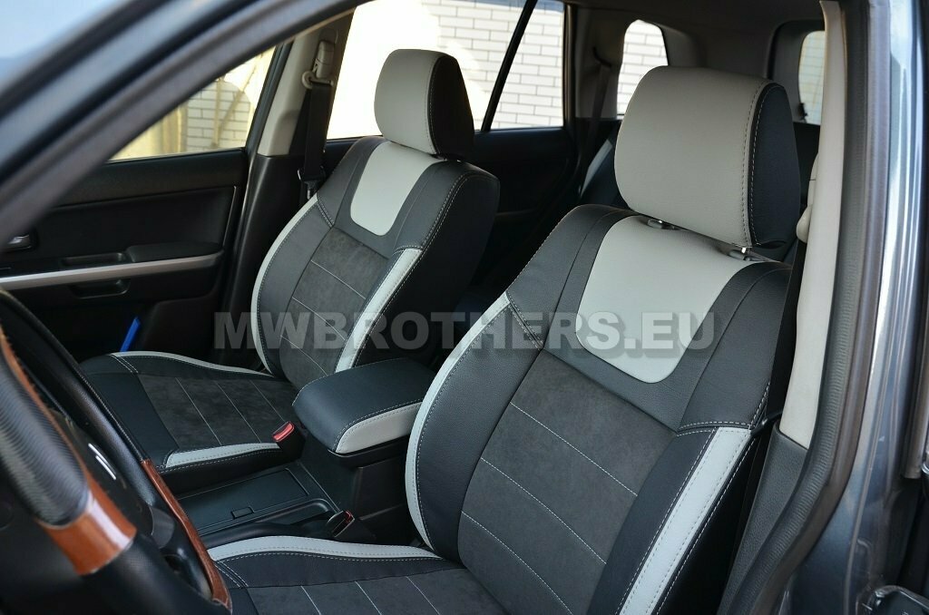 Leather series with white leather