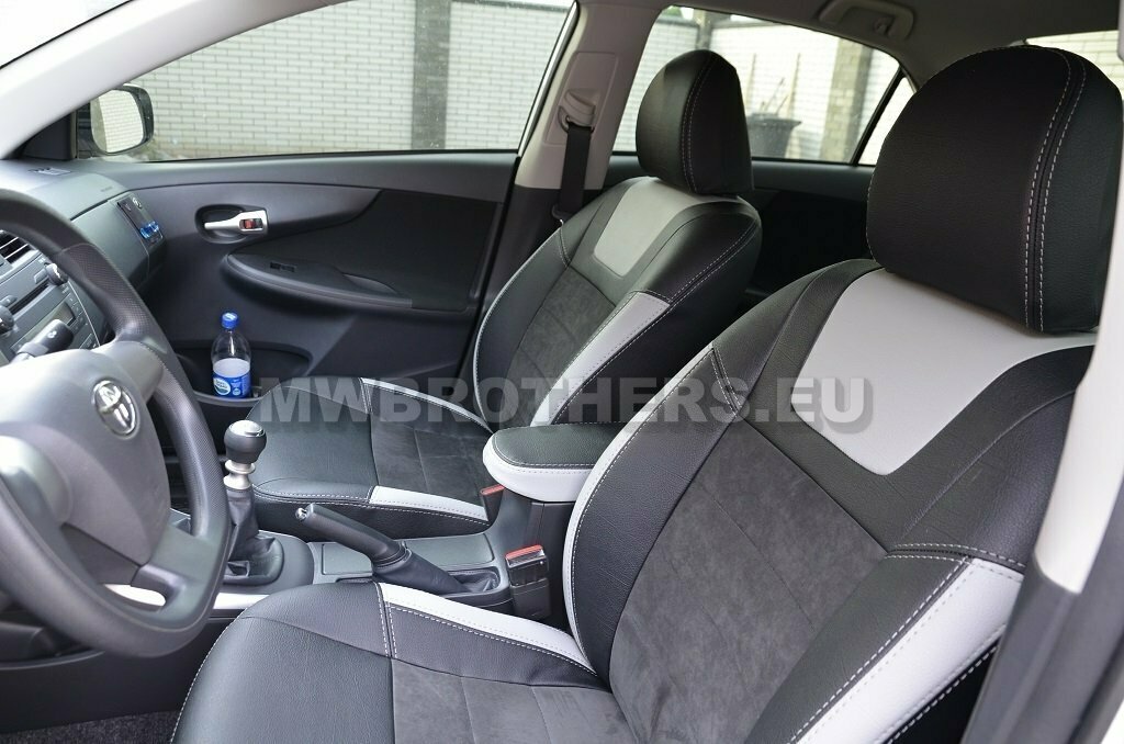 Leather series with white leather