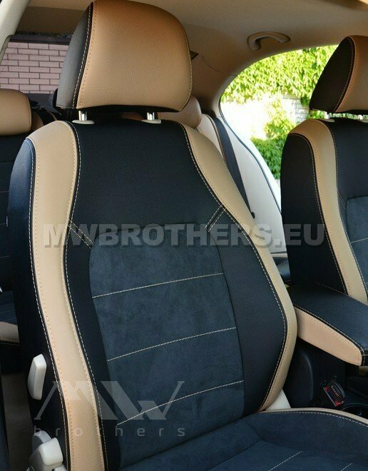 Leather series with beige includes