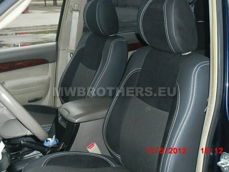 Comfort series with white stitching