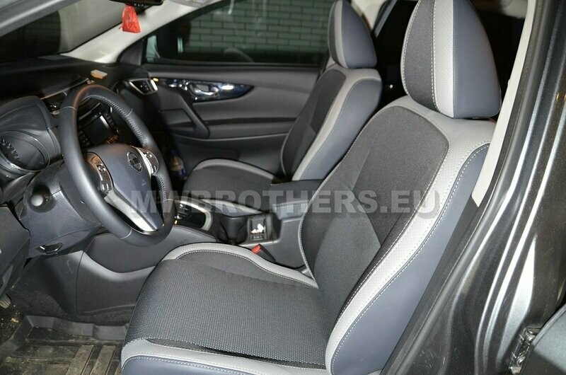 Comfort series with white leather