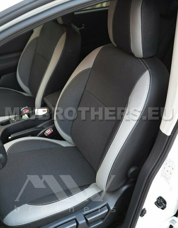 Comfort series with grey inserts and grey stitching