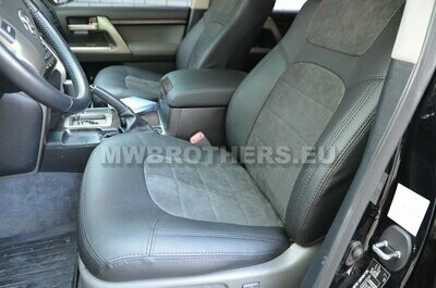 Leather series with gray alcantara