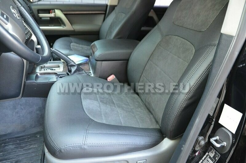 Leather series with gray alcantara