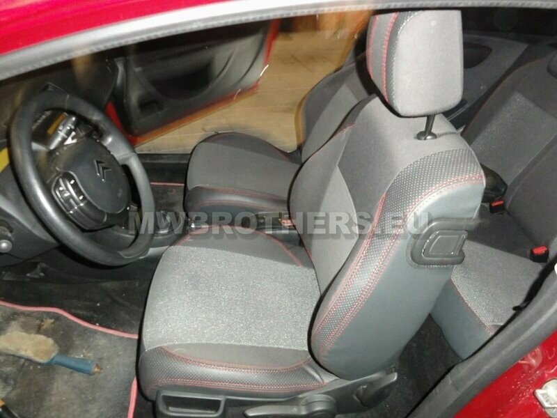 Comfort series with red stitching