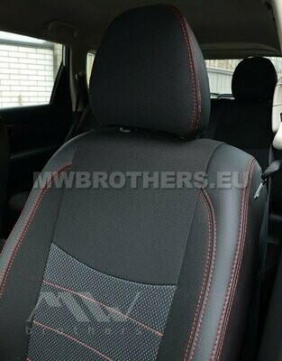 Comfort series with red stitching
