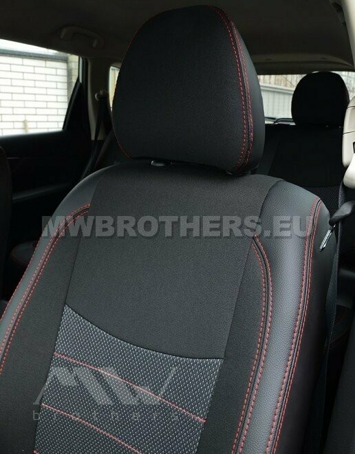 Comfort series with red stitching