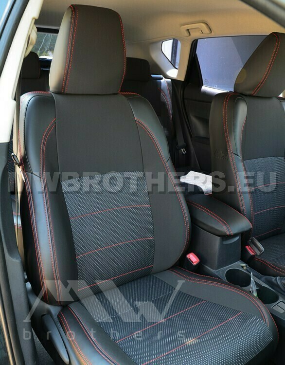 Comfort series with red stitching