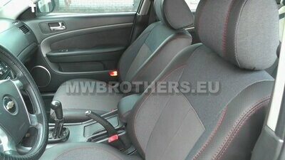 Comfort series with red stitching