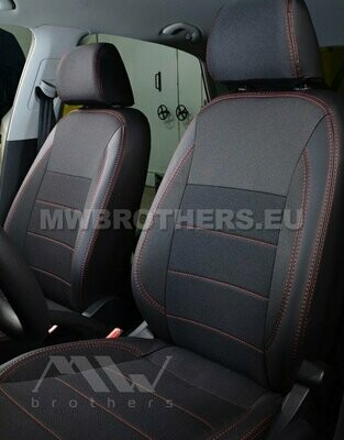 Comfort series with red stitching