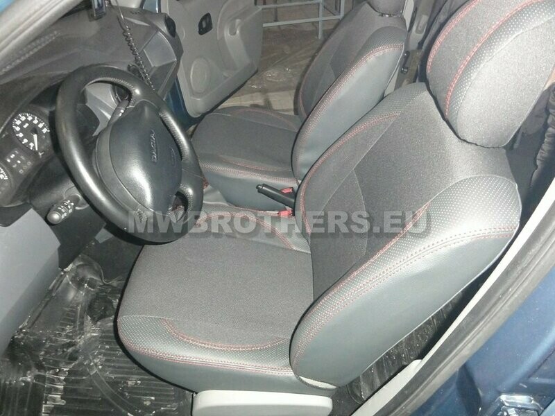 Comfort series with red stitching