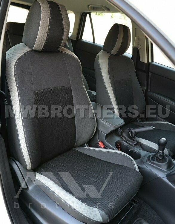 Comfort series with grey inserts and grey stitching